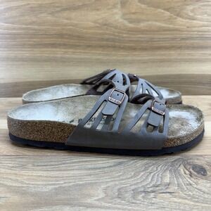 Birkenstock Granada Sandals Womens 9 N EU 40 Brown Birko Slides